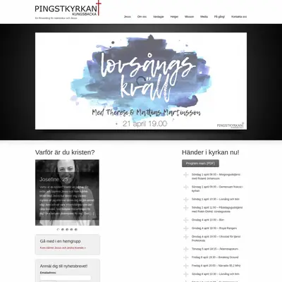 Radio Pingst Kungsbacka startsida 2018