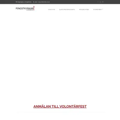 Radio Pingst Kungsbacka startsida 2025