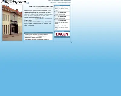 Pingstkyrkan Ängelholm startsida 2006