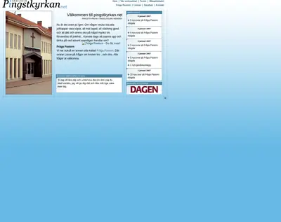 Pingstkyrkan Ängelholm startsida 2007