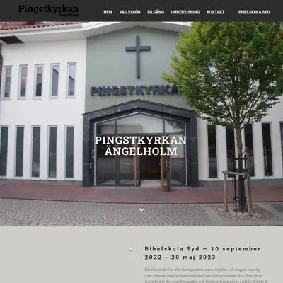 Pingstkyrkan Ängelholm startsida 2023