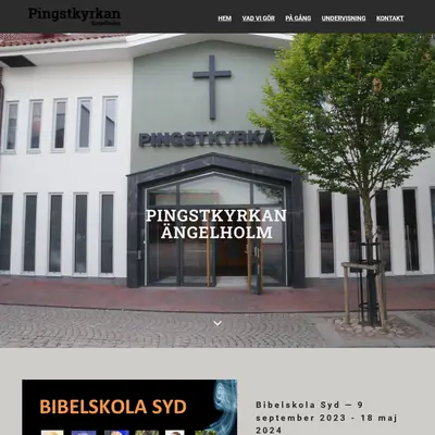 Pingstkyrkan Ängelholm startsida 2024