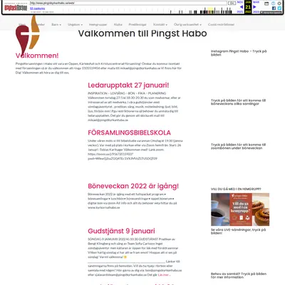 Nyhetsbrev från Pingstkyrkan i Habo startsida 2022
