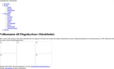 Radio Pingstkyrkan, Hässleholm startsida 2006