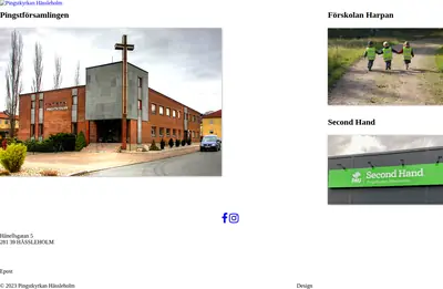 Radio Pingstkyrkan, Hässleholm startsida 2023