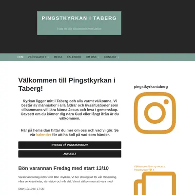 www.pingstkyrkantaberg.com startsida 2023