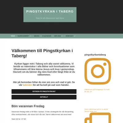 www.pingstkyrkantaberg.com startsida 2024