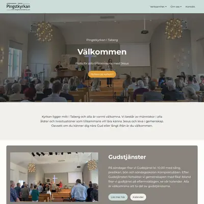 www.pingstkyrkantaberg.com startsida 2025