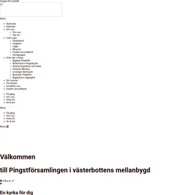 Gudstjänst från Pingst Mellanbygden startsida 2019