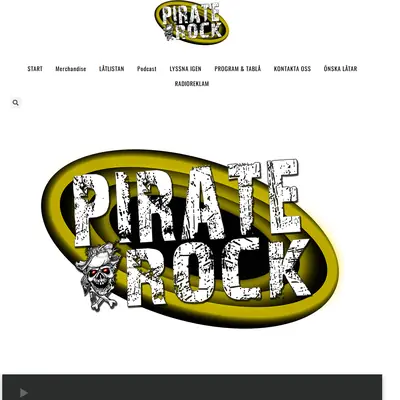 Pirate Rock 90,7 startsida 2023