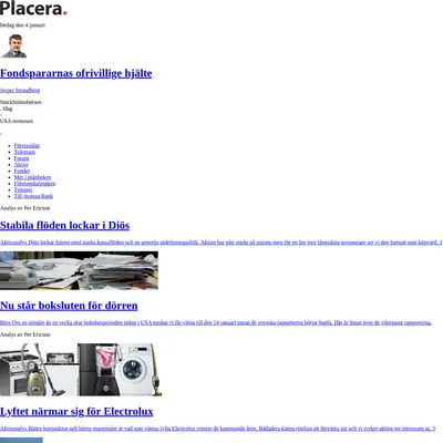 www.placera.se startsida 2014