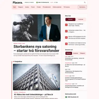 www.placera.se startsida 2025