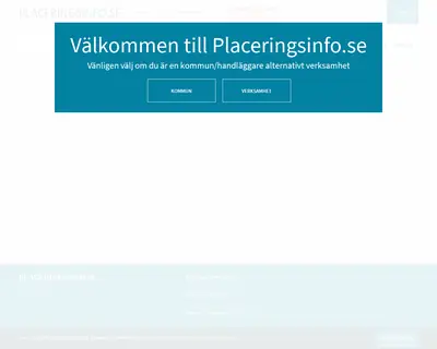 Placeringsinfo.se startsida 2017