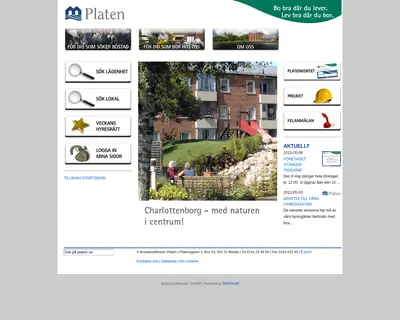 Vi i Platen startsida 2013