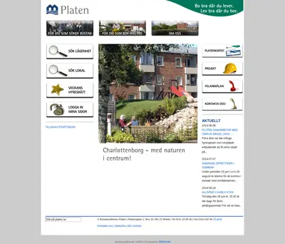 Vi i Platen startsida 2014