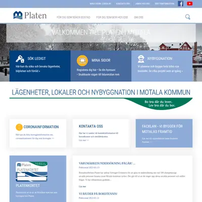 Vi i Platen startsida 2022