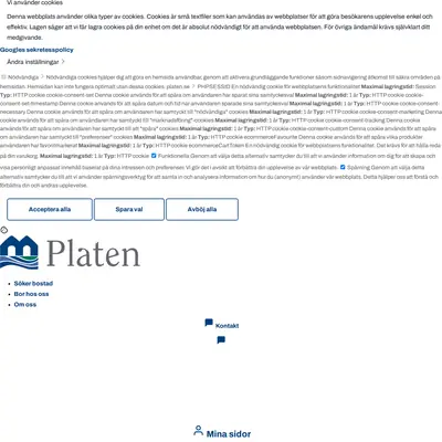 Vi i Platen startsida 2025