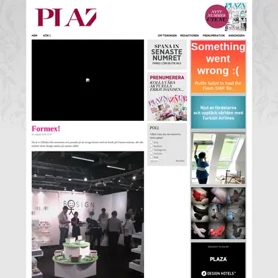 www.plazainterior.se startsida 2010