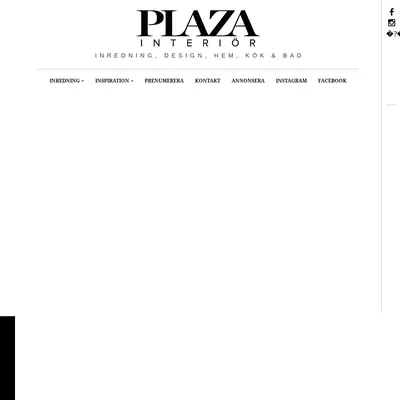 www.plazainterior.se startsida 2018