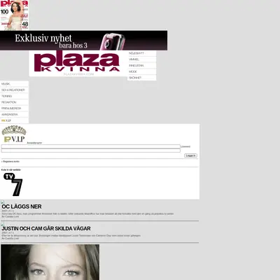 MAGNA PLAZA KVINNA startsida 2007
