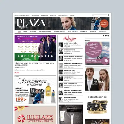 MAGNA PLAZA KVINNA startsida 2016