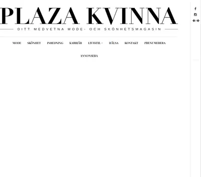 MAGNA PLAZA KVINNA startsida 2021