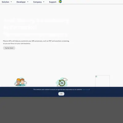 pliance.io startsida 2021
