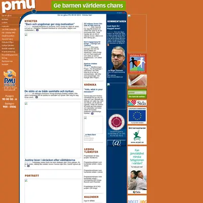 PMU startsida 2007