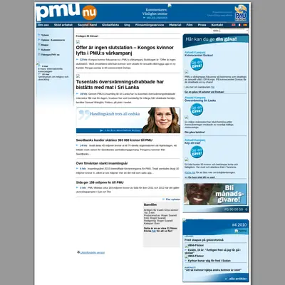 PMU startsida 2011