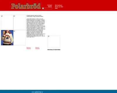 www.polarbrod.se startsida 2001