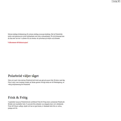 www.polarbrod.se startsida 2009
