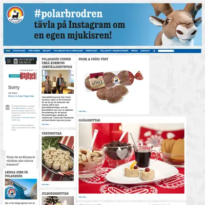 www.polarbrod.se startsida 2014