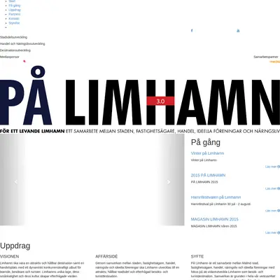 Limhamns-Posten startsida 2015