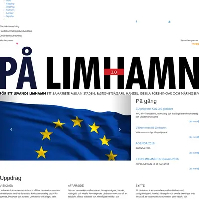 Limhamns-Posten startsida 2016