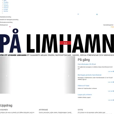 Limhamns-Posten startsida 2019