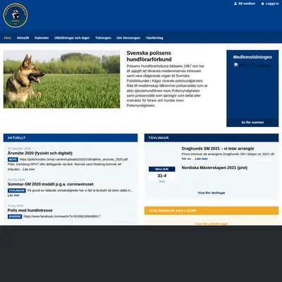 Polishunden startsida 2021