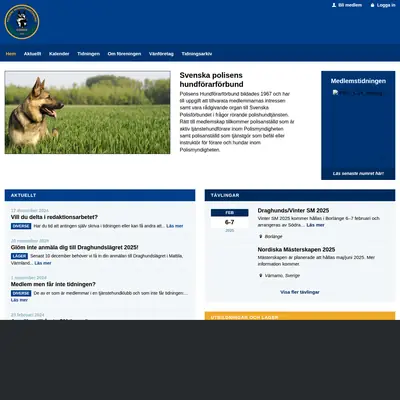 Polishunden startsida 2025