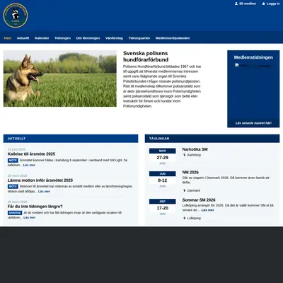 Polishunden startsida 2026