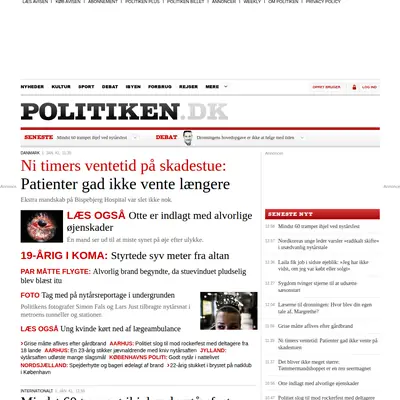 politiken.se startsida 2013