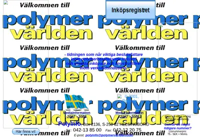 Polymervärlden startsida 2007