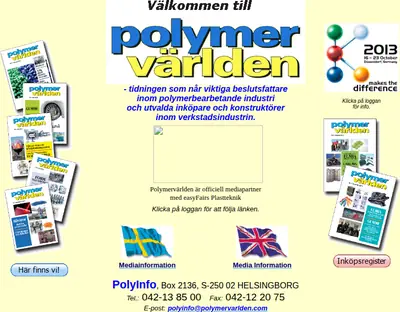 Polymervärlden startsida 2013