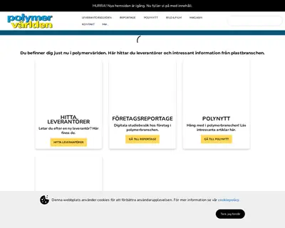 Polymervärlden startsida 2025