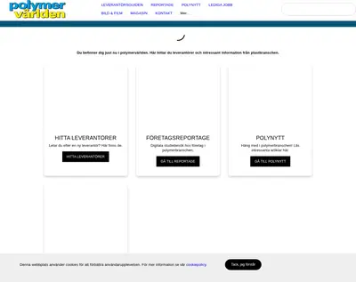 Polymervärlden startsida 2026