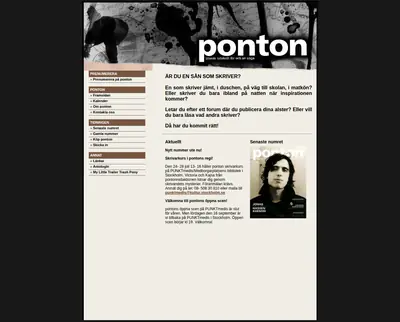 PONTON startsida 2006