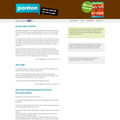 PONTON startsida 2014