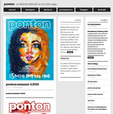 PONTON startsida 2015