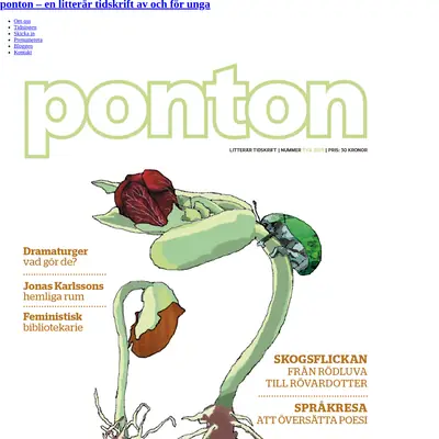 PONTON startsida 2016
