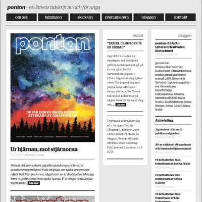 PONTON startsida 2017
