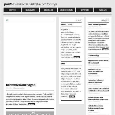 PONTON startsida 2018