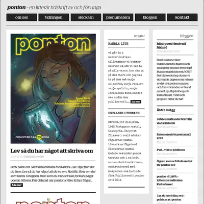 PONTON startsida 2019